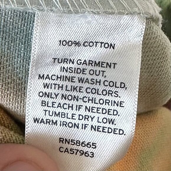 NWT bp Women's Elastic Waist Multicolor Tie Dye Cutoff Shorts - Size: XXS - Picture 5 of 6